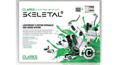 Тормозной набор гидравлический дисковый SKELETAL LIMITED EDITION SXF&R 160LE GREEN-ROW CLARK'S
